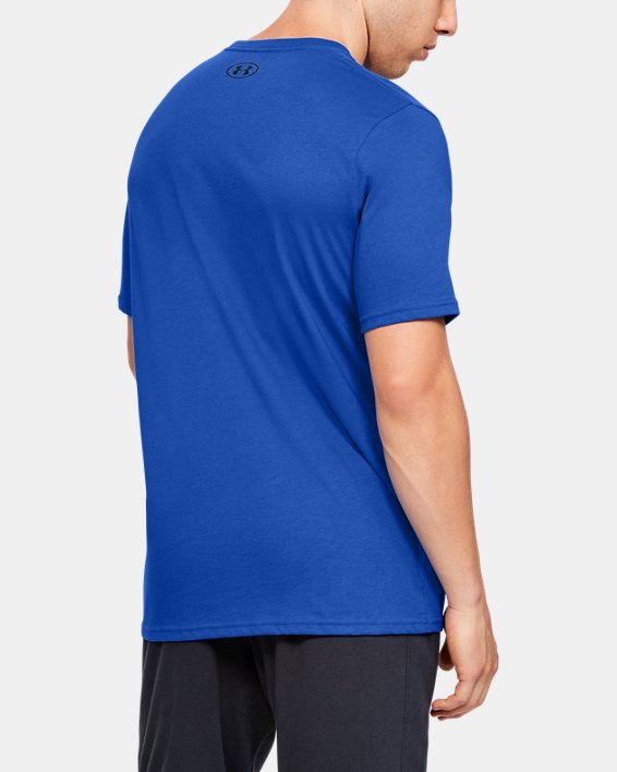 T-shirt à manches courtes UA Sportstyle Left Chest pour homme, Blue, pdpMainDesktop image number 1